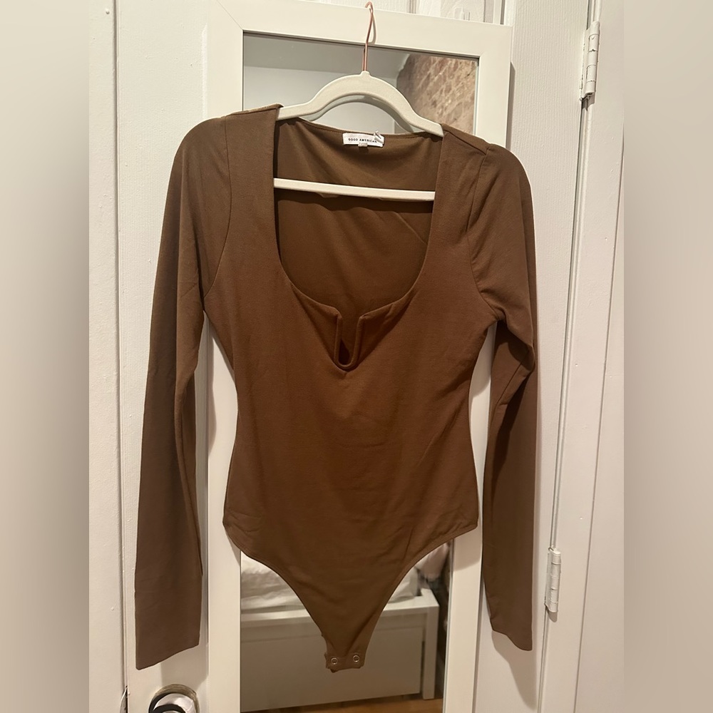 Good American Bodysuit - like new! Long sleeve, size 2
